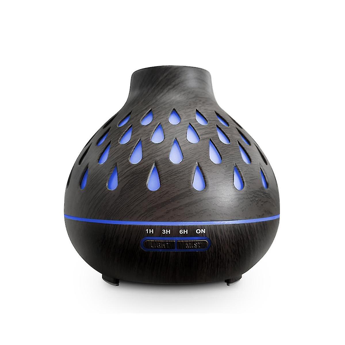 Usb Humidifier 400ml Colorful Night Light Aromatherapy Oil Diffuser Bedroom Decoration Eu Plug -b