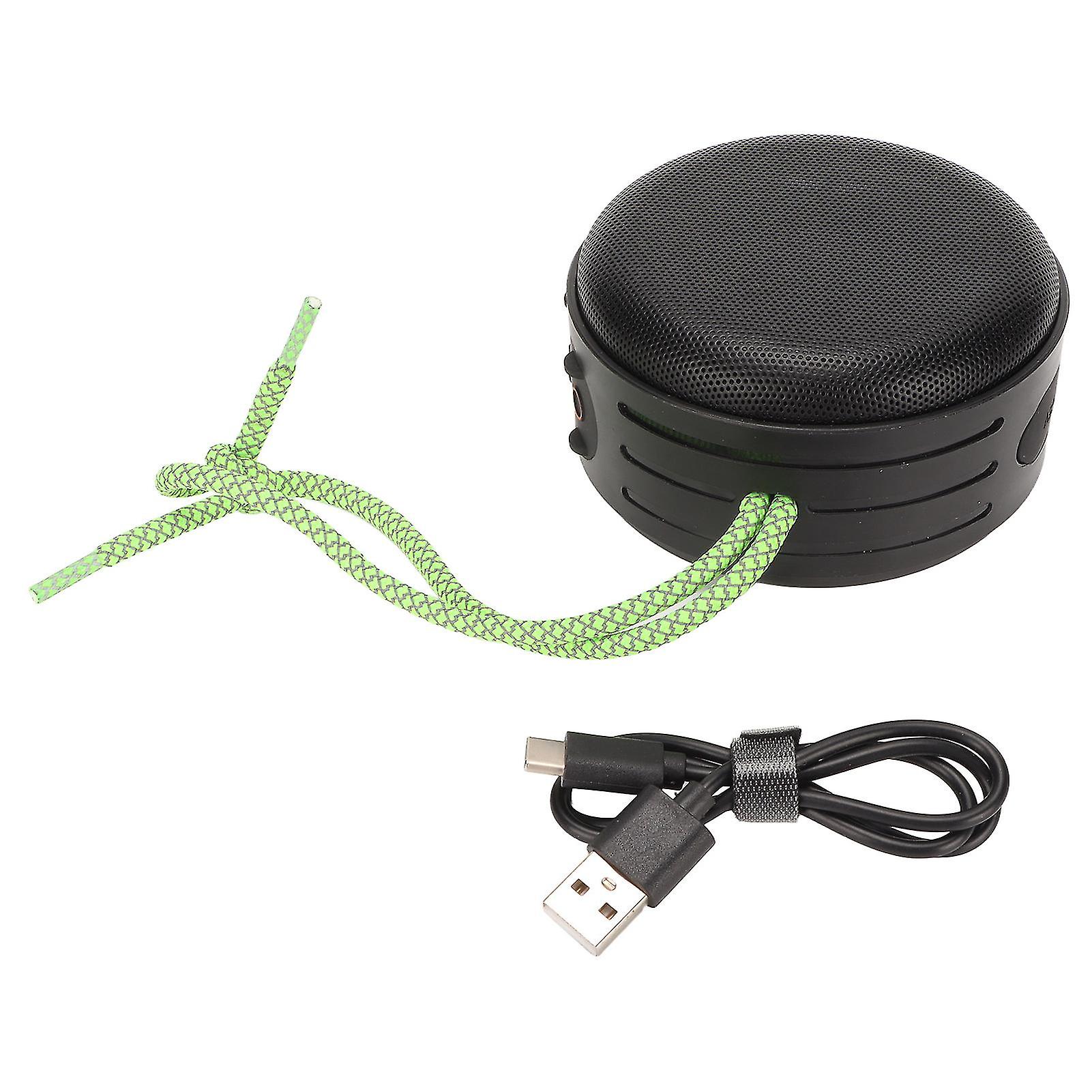 Bluetooth Speaker Stereo IP65 Waterproof Support Memory Card Mini Wireless Speaker with Adjustable RGB Light for Shower