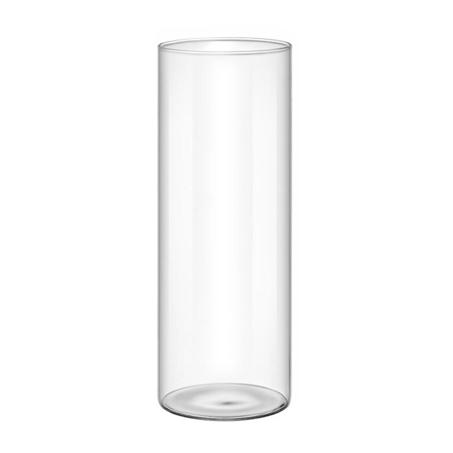 Hög borosilikatglasvas för hydroponisk grön växtvisning