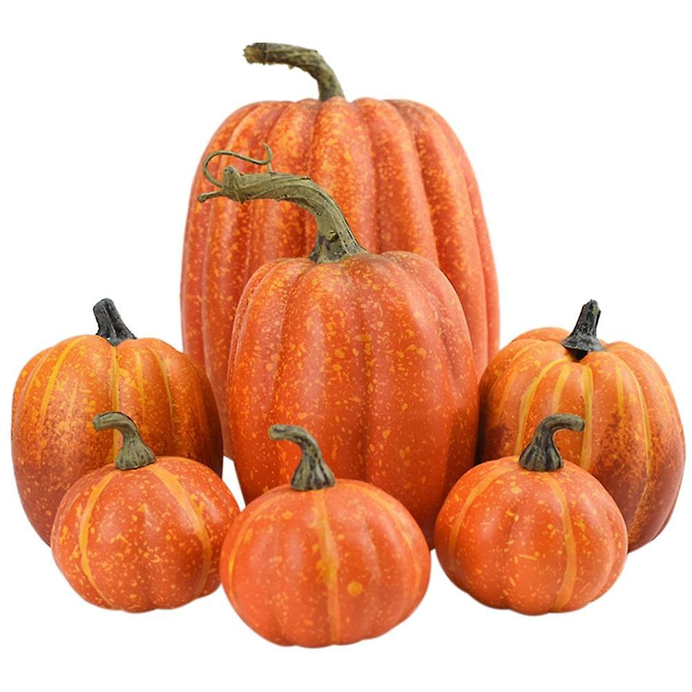 Artificial Pumpkin,7PCS Simulation Pumpkin Model Simulation Pumpkin Model Pumpkin Decoration Next-Gen Design