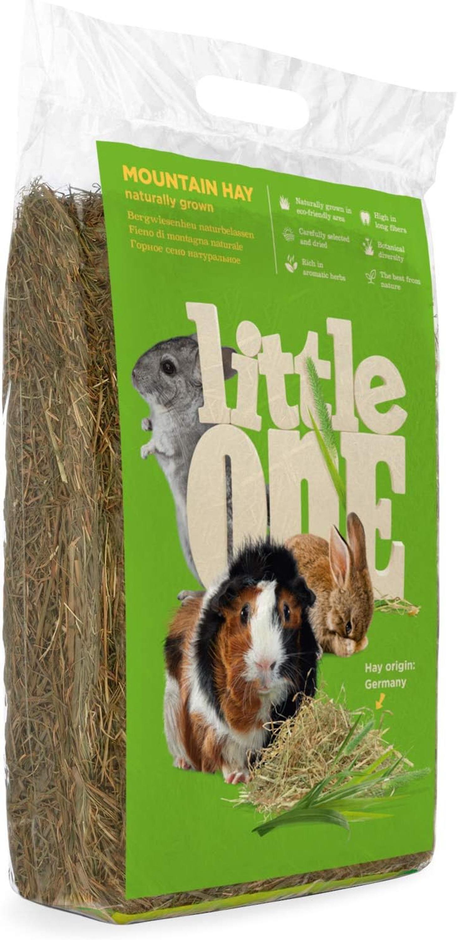 Little One Mountain Hay, Not Pressed Small Animal Bedding 2 x 400g