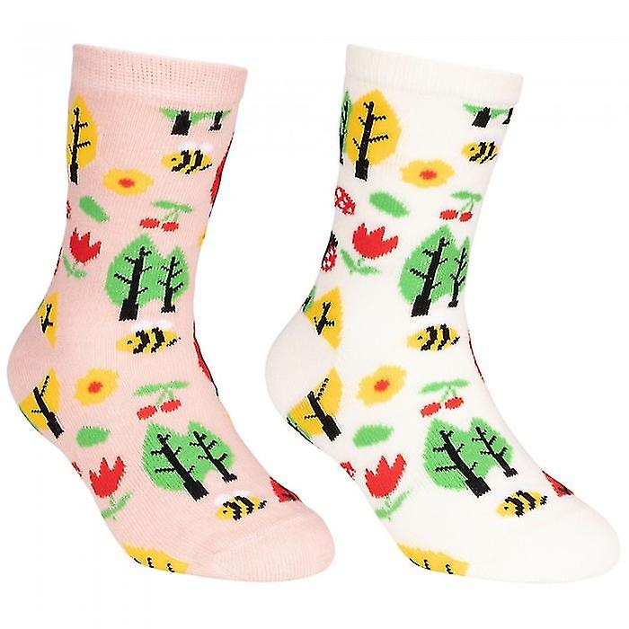 Trespass Childrens/Kids Garden Socks (Pack of 2)