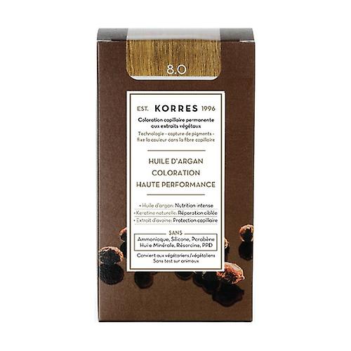 Permanent coloring argan oil, light blond 8.0 1 unit