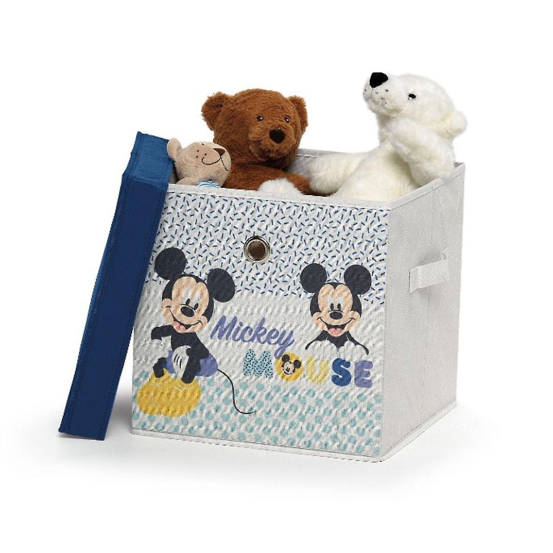 Mickey Mouse Fabric Storage Box with Lid