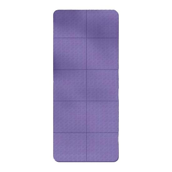 Yousheng Foldable TPE Yoga Mat Thickened Anti-slip Exercise Floor Pad High-Density Eco-Friendly Foam Pilates Mat