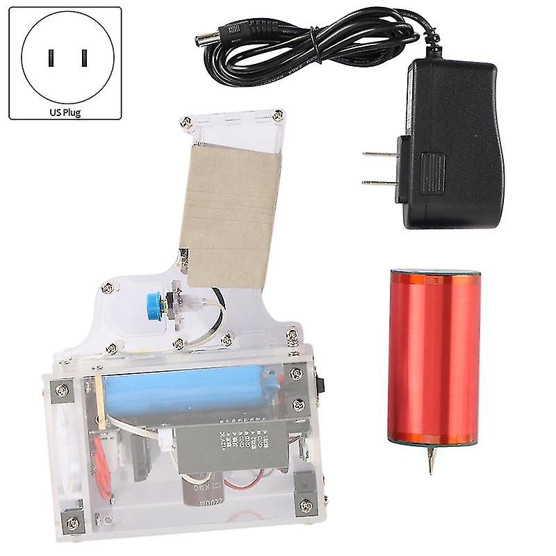 Portable Hand-held Tesla Coil, Artificial In Hand,scientific Experiment Toy, Fun Arc 13cm Us Plug