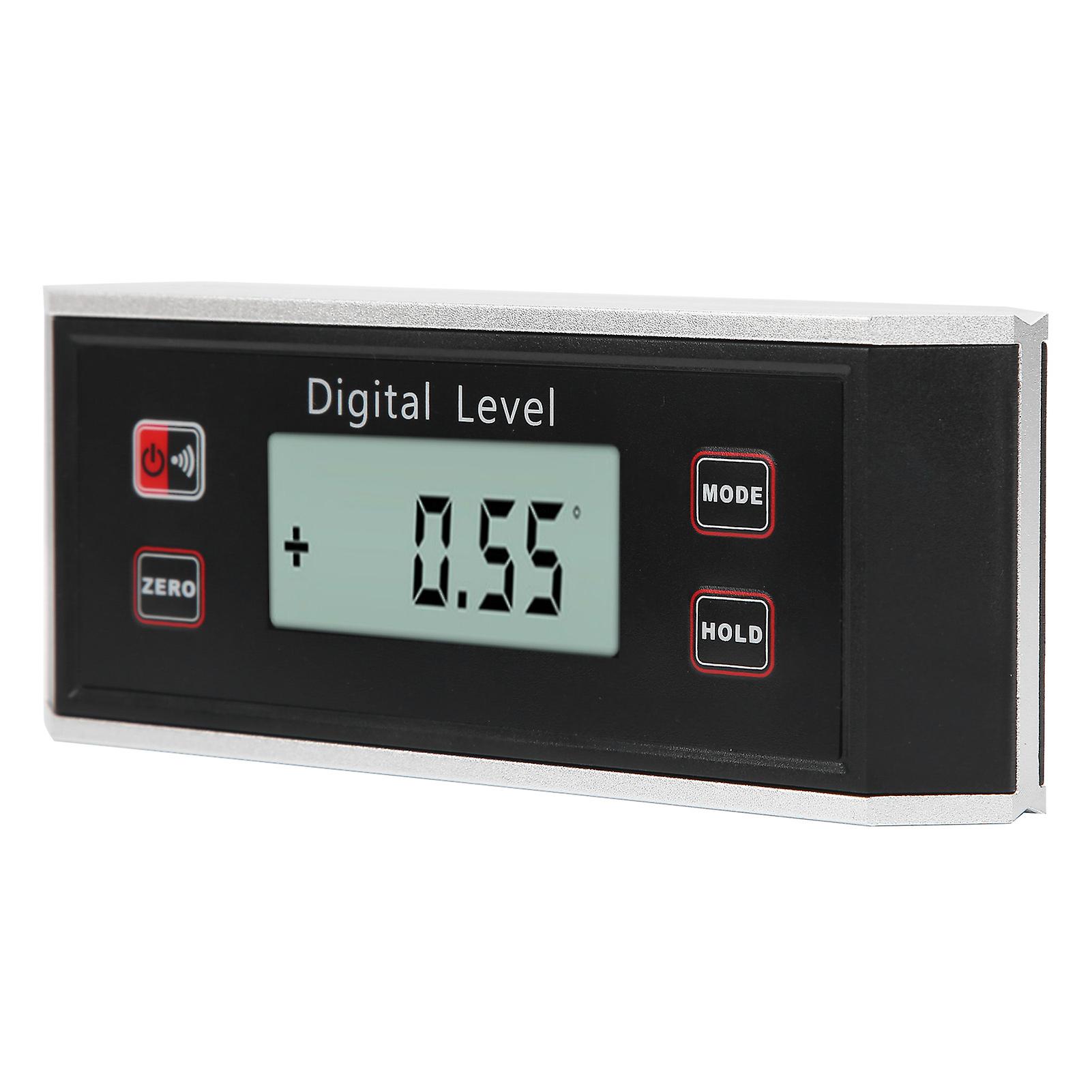 Level Inclinometer Digital Display Strip Type Inclination Box Angle Gauge Protractor