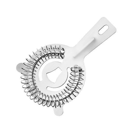 Stainless Steel Cocktail Strainer Ice Bar Strainer Tool Tea Sieve Filter with High-Density Spring