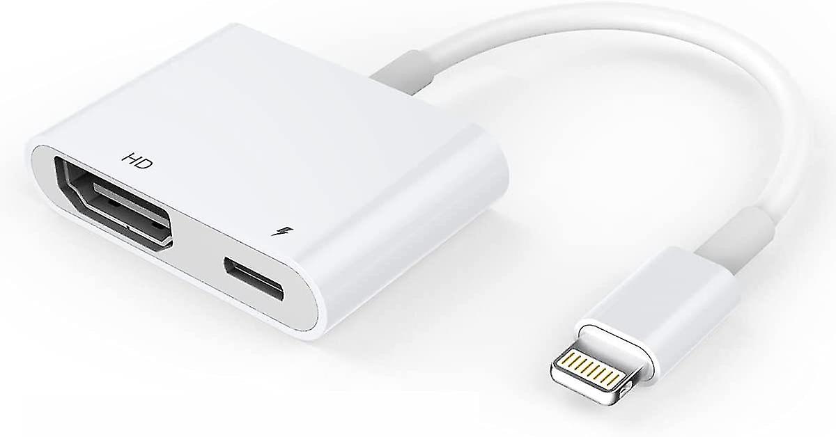 New 2023 Hdmi Adapter, Hdmi Adapter For Iphone 1080p   Digital Av Adapter, Hdmi Sync Screen Hdmi Con