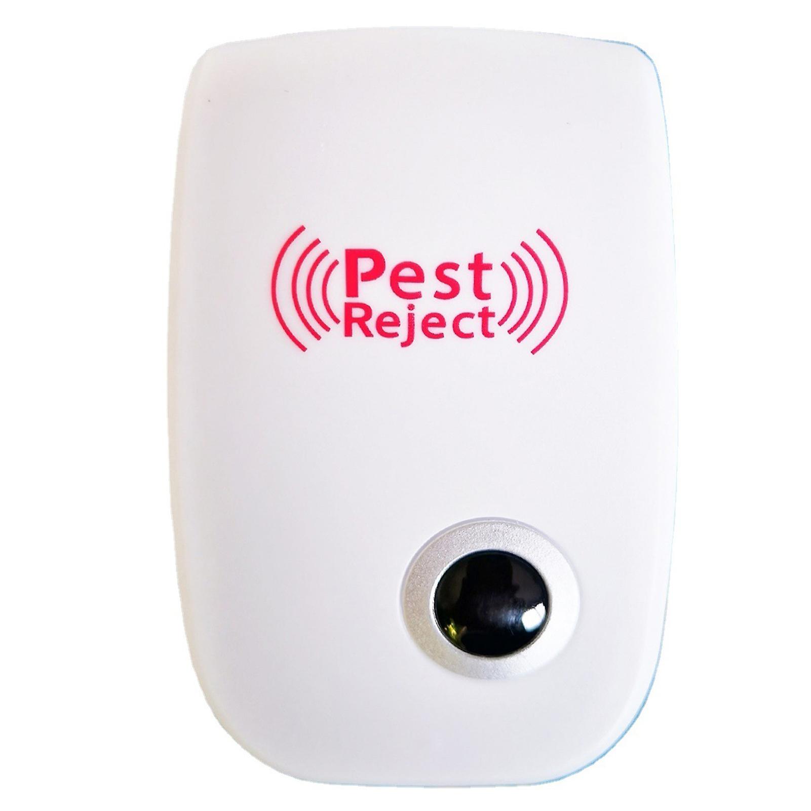 6PCS Ultrasound Electronic Bug Repeller Intelligent ABS Flame Retardant Housing Mouse Repeller for Pest EU Plug 220V