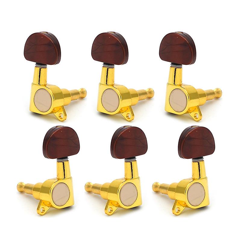 Guitar Locked String Tuners Tuning Peg Key Machine Heads Semicircle Button for Acoustic Electric Gu