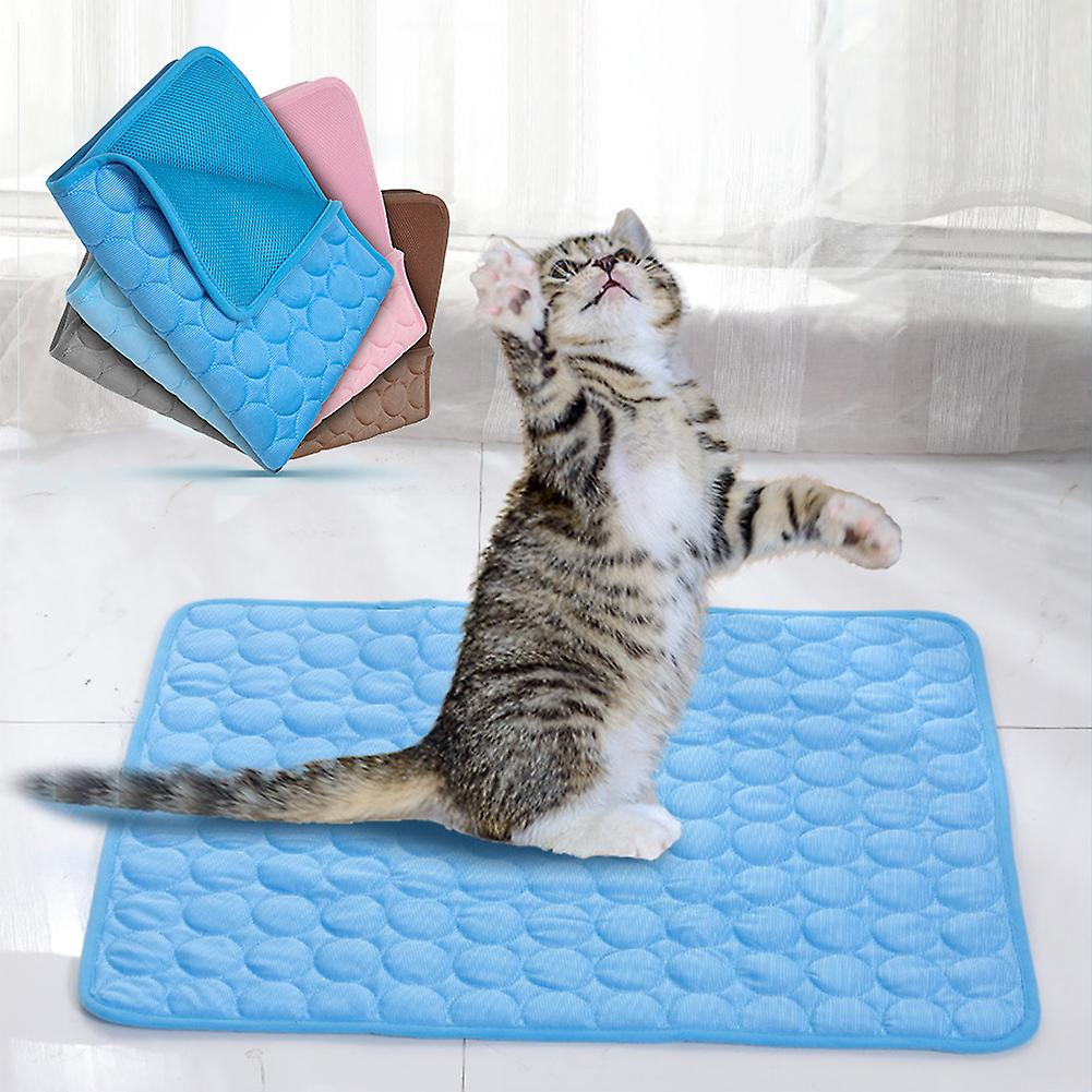 Cooling Kennel Pad for Pet Ice Silk Cooling Blanket Cushion for Dog Cat