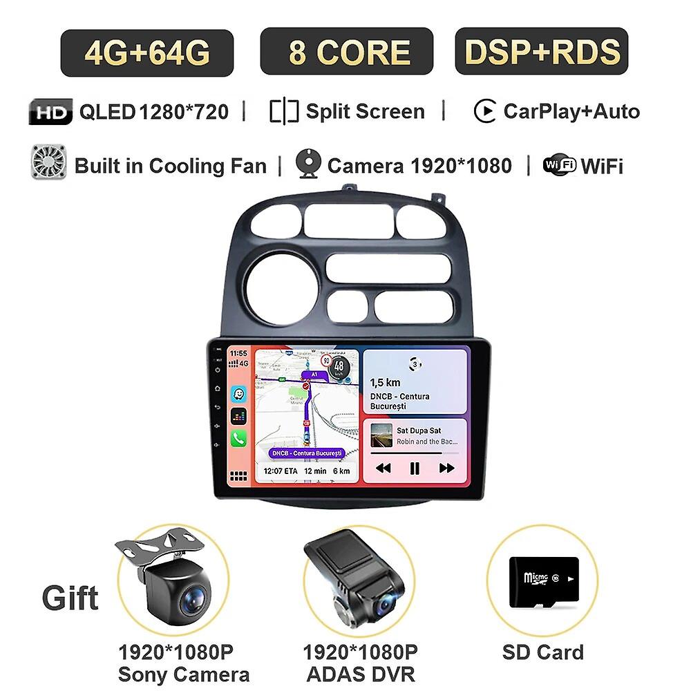 Car Radio Android 13 Auto Multimedia Video Player For Jac Refine 2012-2015 For Hyundai H-1 Starex 1997-2007 Gps Navigati Qled Bt