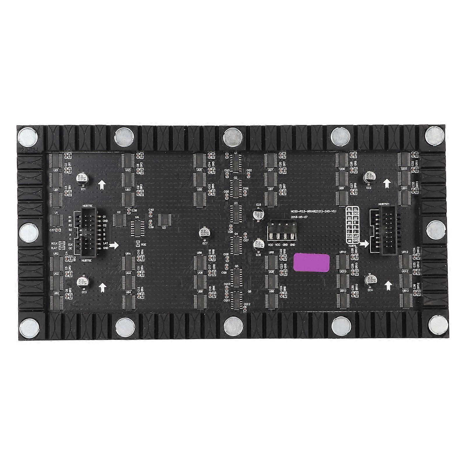 LED Matrix Panel 96x48 RGB Full Color 2.5mm Pitch 4608 RGB LED Adjustable Brightness Bendable LED Matrix Display for RPi