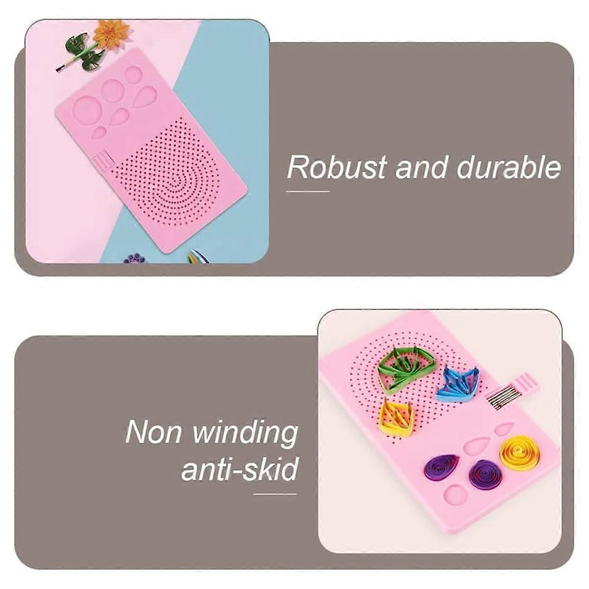 Wudaizhi Quilling Board Mit Pins Aufbewahrung, Hell Produktbild-Vorschau 6