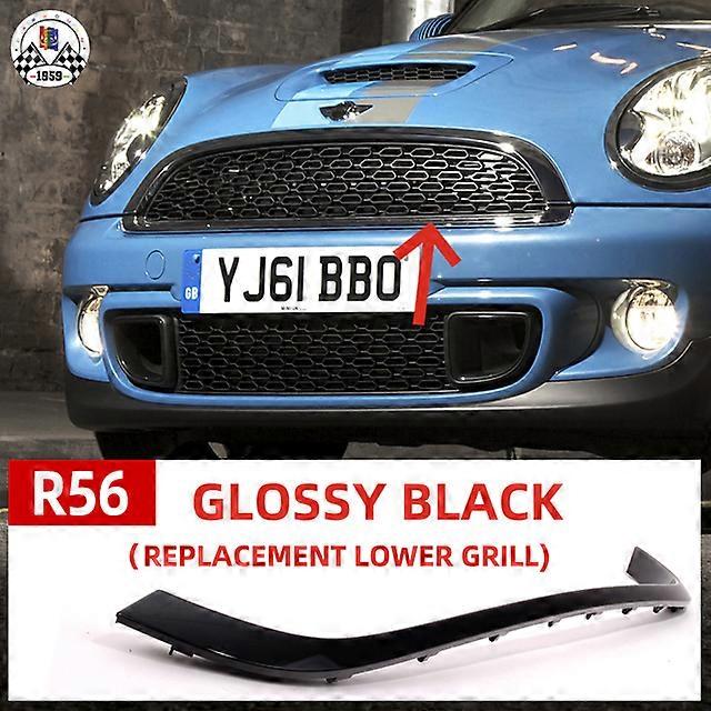 Brand New ABS Plastic Replacement Stick On Type Front Grill Trim Mesh For Mini Cooper R50 R52 R53 R55 R56 R57 R58 R59 LCI Car