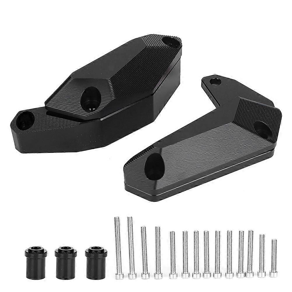 Engine Stator Slider Crash Pad Falling Frame Guard Protector Fit for Yamaha YZF R1S MT&#8209;10 FZ&#8209;10 15&#8209;20 Black NO.63187