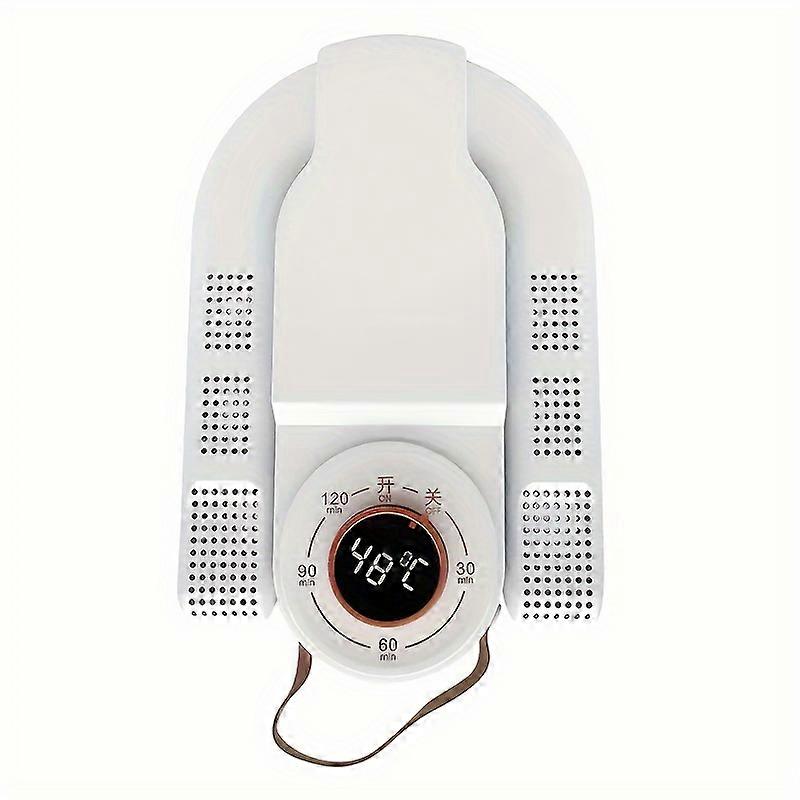110V Intelligent Shoe Dryer with Temperature Control and UV Disinfection - Multifunctional Folding Design for Fast Drying, Deodorizing, and Sanitizing
