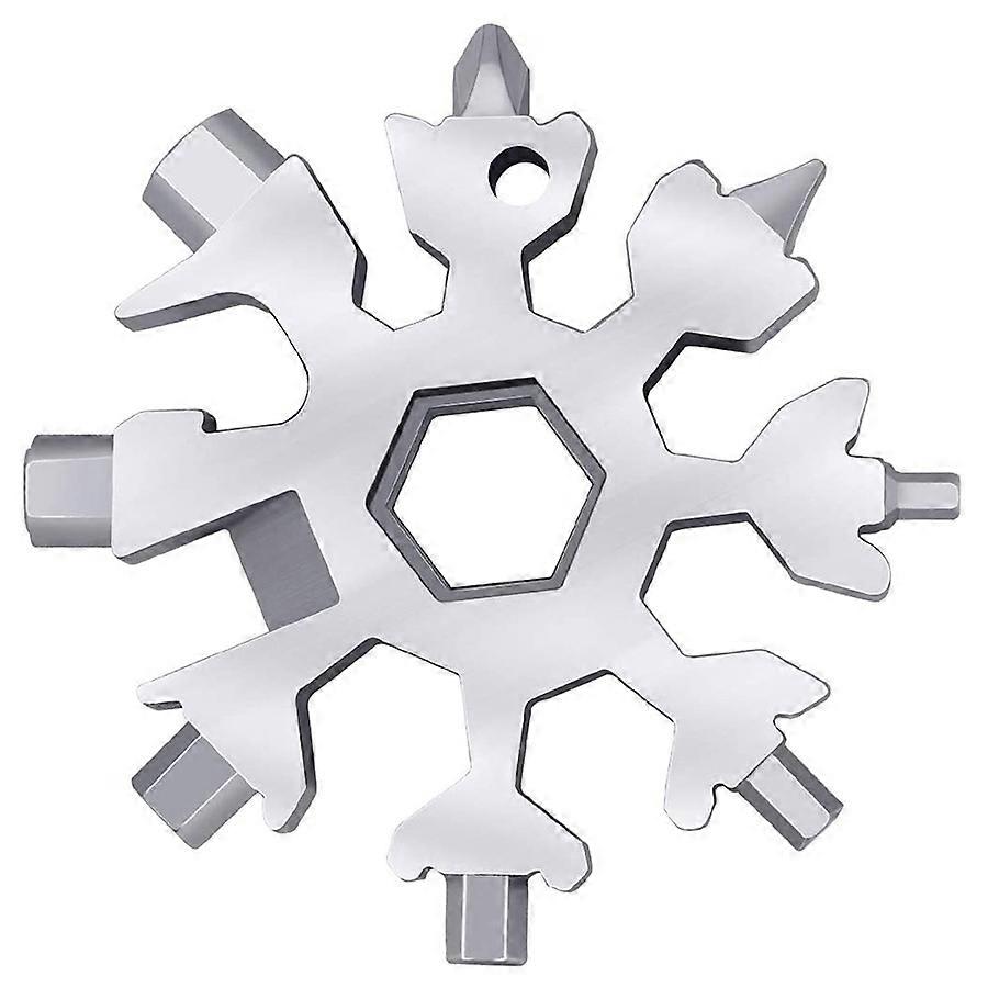 Multifunktions-Schneeflocken-Werkzeug,18-in-1-Multifunktions-Schneeflocken-Werkzeug,Schneeflocke