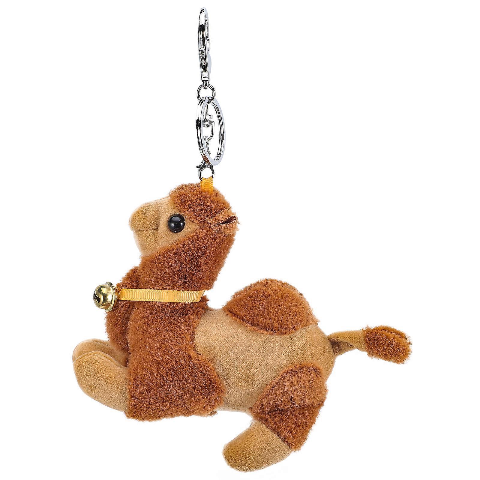 Peluche chameau pour sac à dos