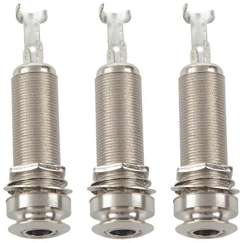 30pcs Guitar Pickup Endpin Output Jack Nickel Strap Lock Chrome