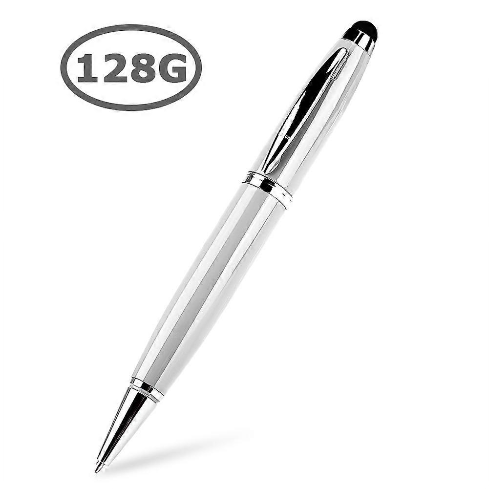 Three in one Multifunction USB Flash Disk Touch Screen Pen Silver 128G