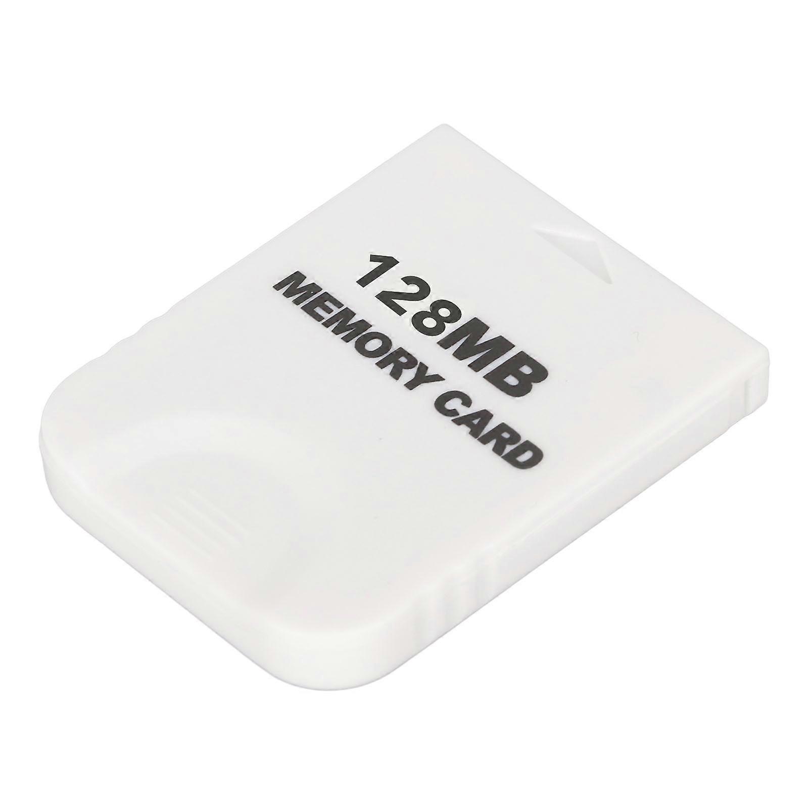 for Wii Memory Card High Speed Plug and Play White Game Memory Card for Game Console Accessories 128MB (2043blocks)