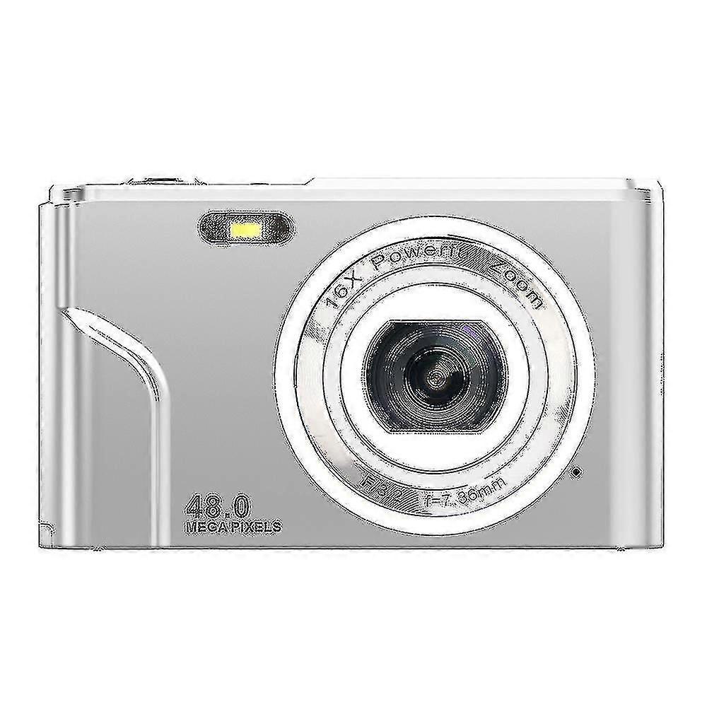 キッズデジタルカメラオートフォーカスビデオカメラHD 1080p 48mp、16xデジタルカメラ付き