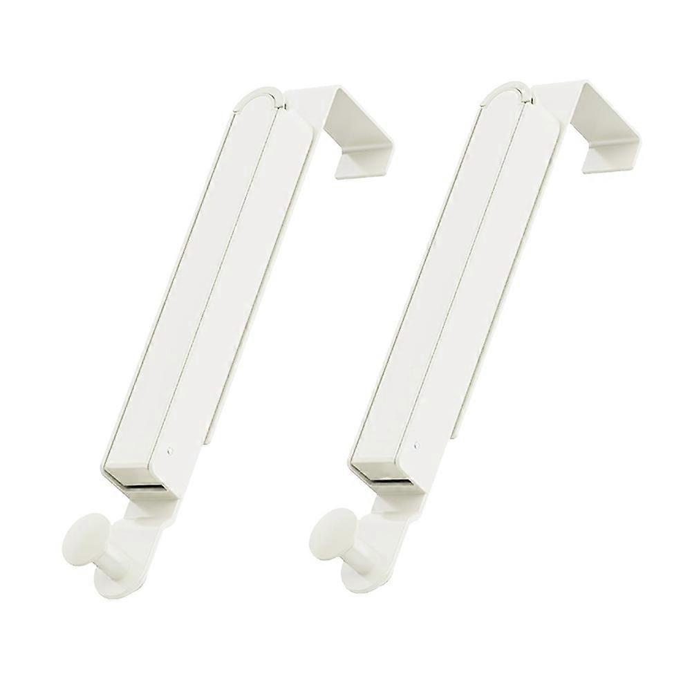 Folding Clothes Drying Rack, Door Hook Clothes Hanger, No Need to Hit the Clothes Hanger, Portable & Foldable White