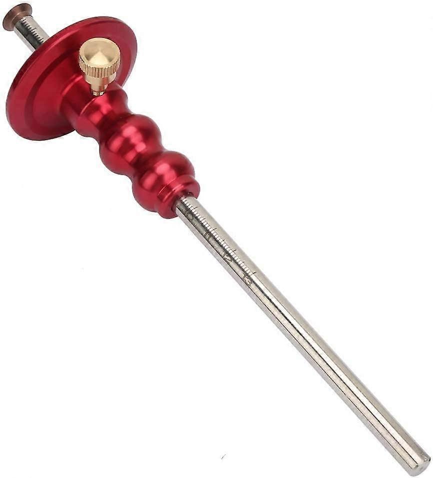 Wheel Marking Gauge, Wood Marking Gauge, Wood Pen, Wheel Marking Knife, Fixed Setting with Knurled Knob, Perfect for Engineer Carpentry Frames