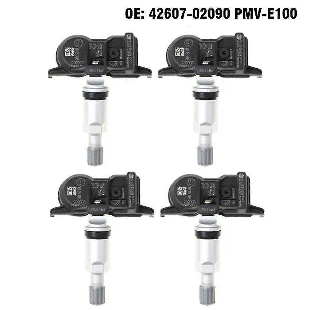 4PCS Reifendrucküberwachungssystem TPMS für Toyata C-HR Corolla IZOA 2019 2020 2022 Avalon Camry 4Runner PMV-E100