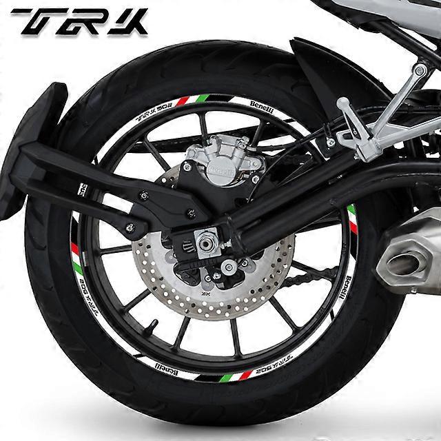 For Benelli TRK 502 TRK502 trk502 Reflective Motorcycle Wheel Sticker Racing Rim Decal Accessories Waterproof