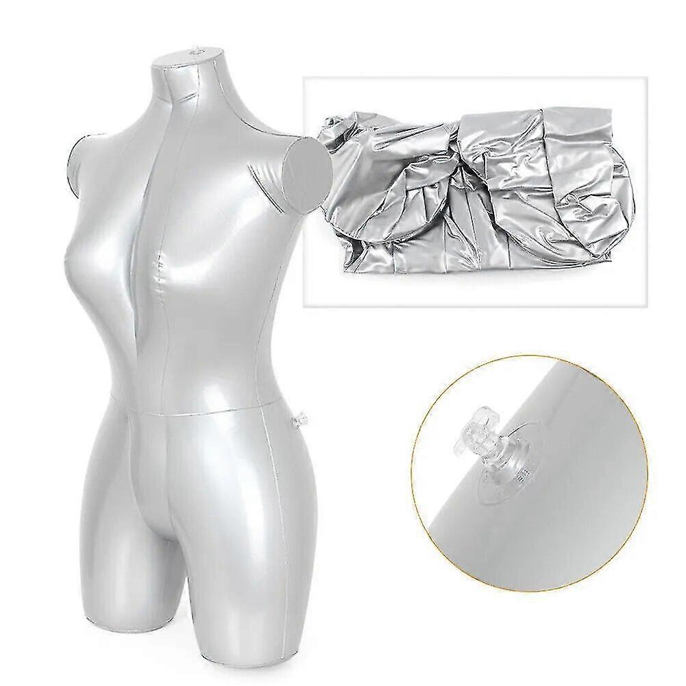 Pvc Inflatable Mannequins Female Full Body For Clothing Display Dummy Women Model Dress Underwear Prop Display