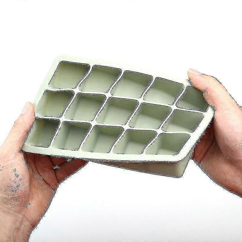 hmwy-silicone ice cube mold flexible silicone ice cube tray with lid gadgets