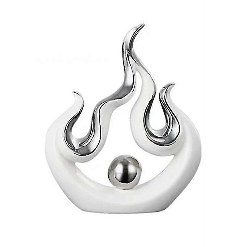 Creative Fire Shape Ceramic Accessories Home Living Room Desk -s