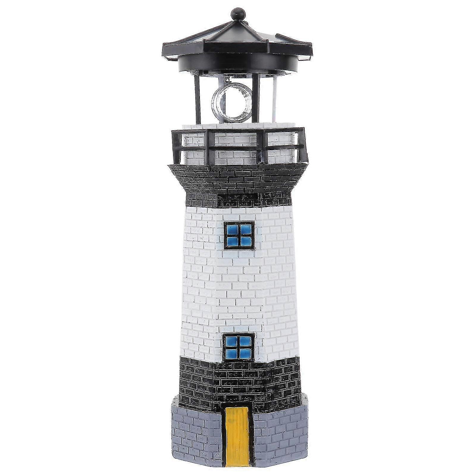 Chic Solar Lighthouse LED Lighthouse Adornment Interior Decoration Lighthouse