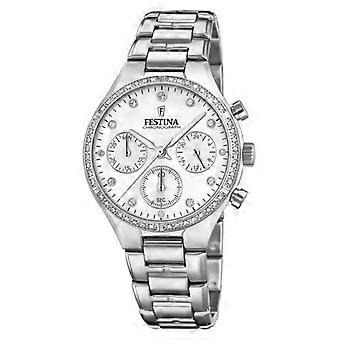 Festina boyfriend reloj para Mujer Analógico de Cuarzo con brazalete de Acero inoxidable F20401/1