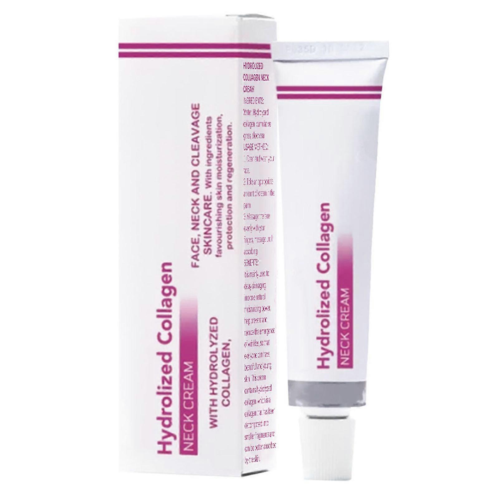 40g Hydrating Neck Cream with Collagen Refreshing Improving Fine Lines Serum for Neck Skin Care