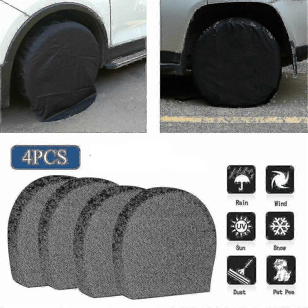 4 Pack impermeabil anvelope acoperi de rezervă roata anvelopei Rv Remorcă Camper anti-coroziune anvelope protector C