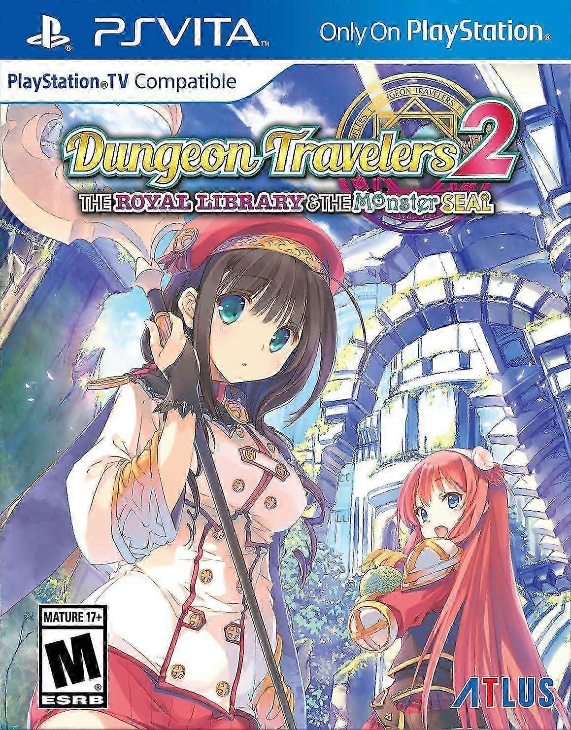 Dungeon Travelers 2 Royal Library & Monster Seal Vita Game