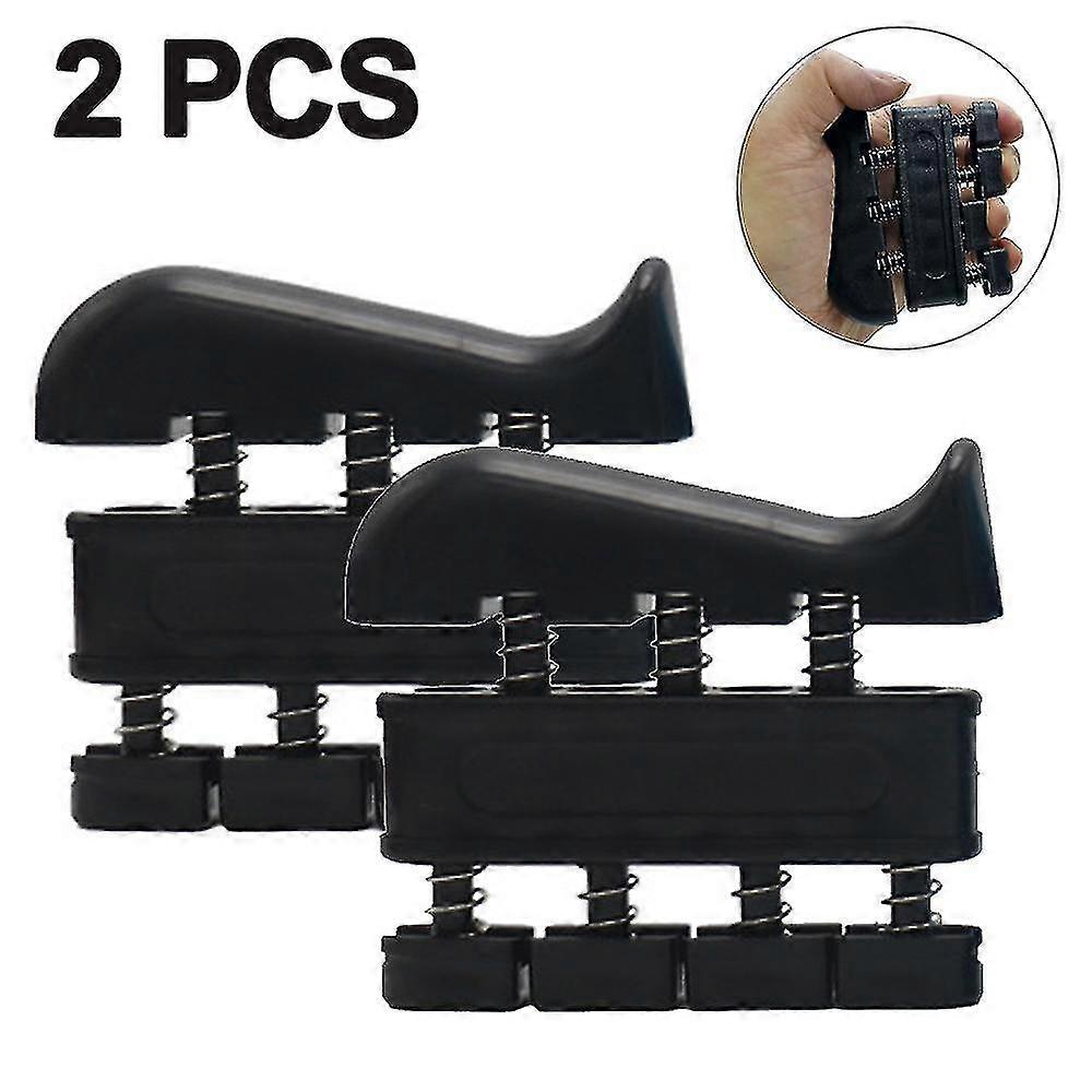 2 Pcs Finger Strengthener Hand Exerciser Trainer Spring Loaded Hand Grip