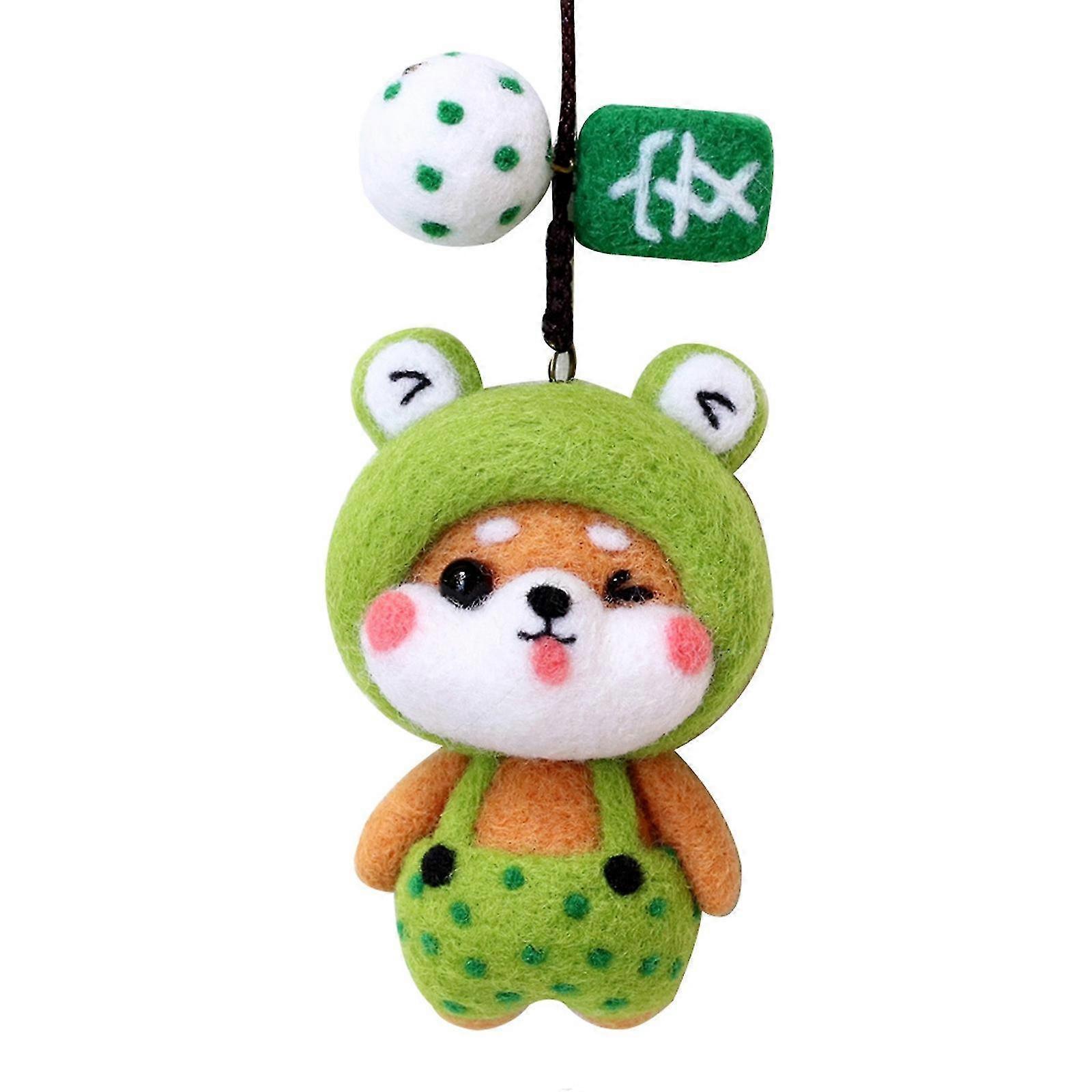 Cute Pattern Handmade Diy Poke Wool Felts Material Production Package