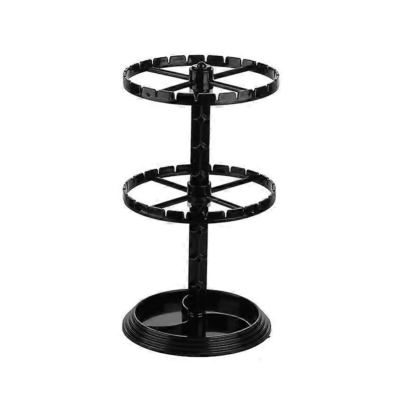 Rotatable Jewelry Display Rack Transparent PS Collection Organizer Earring Hanger for Dorm KAESI