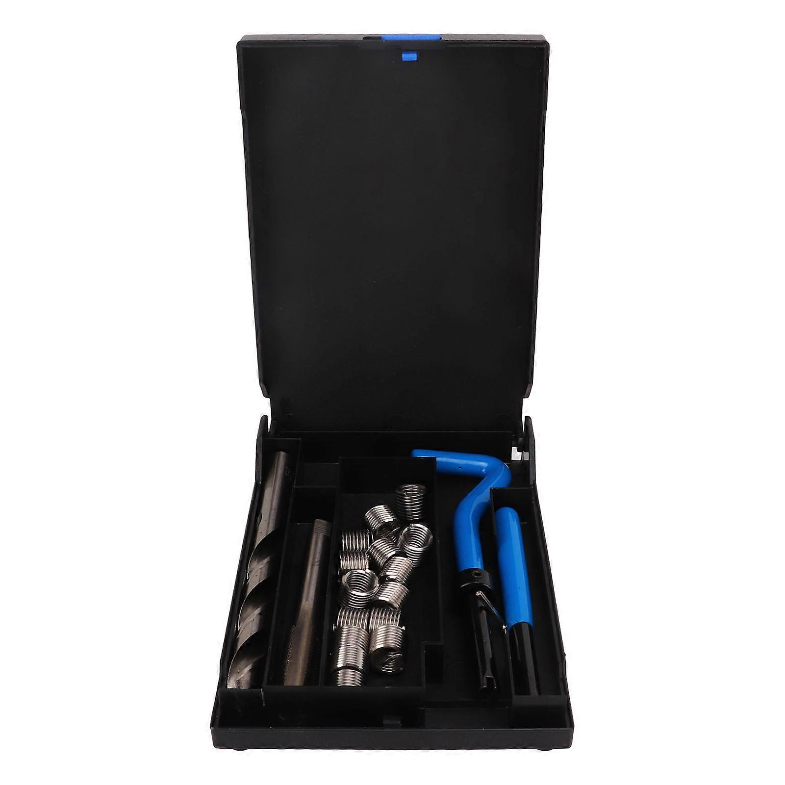Thread Repair Coil Inserts Kit High Speed Steel Universal Auto Repair Tools for Restoring Damaged Threads M10x1.5