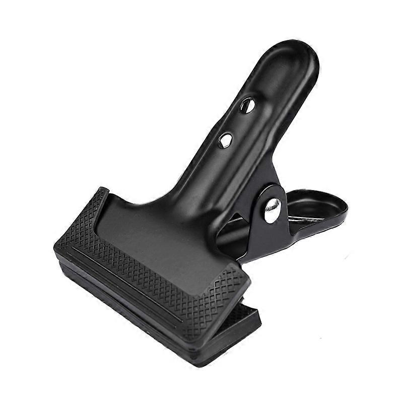 8 Pcs Metal Spring Clamp Clamp Clamp with Rubber Sleeve Clamp Brake Spring 11*8*7cm for Photo Background Photography Studio Woodworking - Black