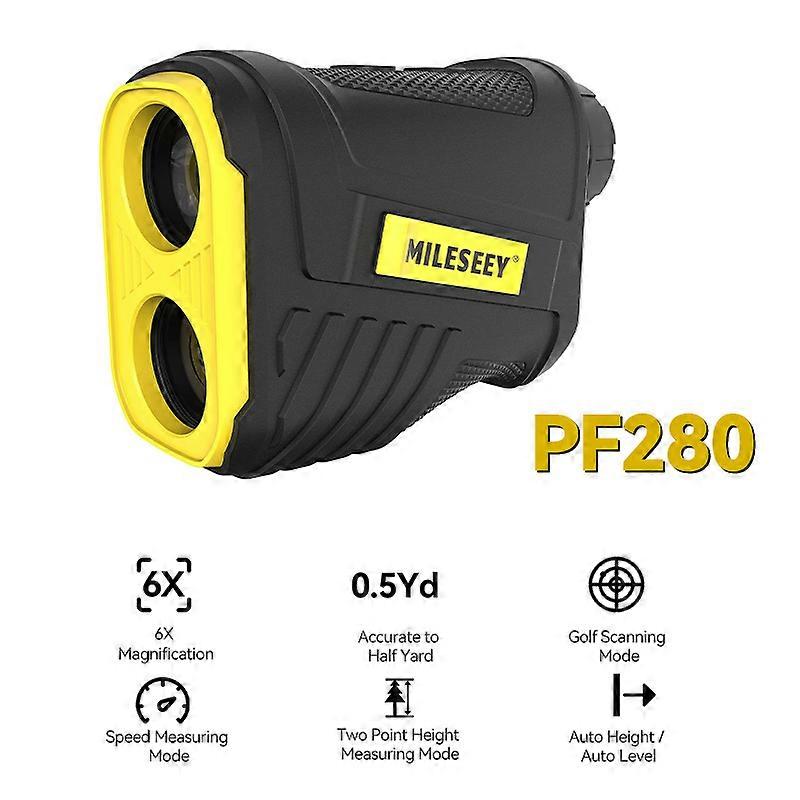 PF280 Pro Golf Laser Rangefinder 600M telescopio Range finder for hunting with Vibration function Magnetic stripe