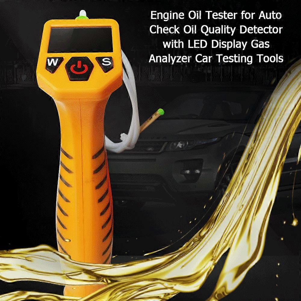 Digital Engine Oil Tester for Auto Check Oil Quality Detector with LED Display Gas Analyzer Car Testing Tools