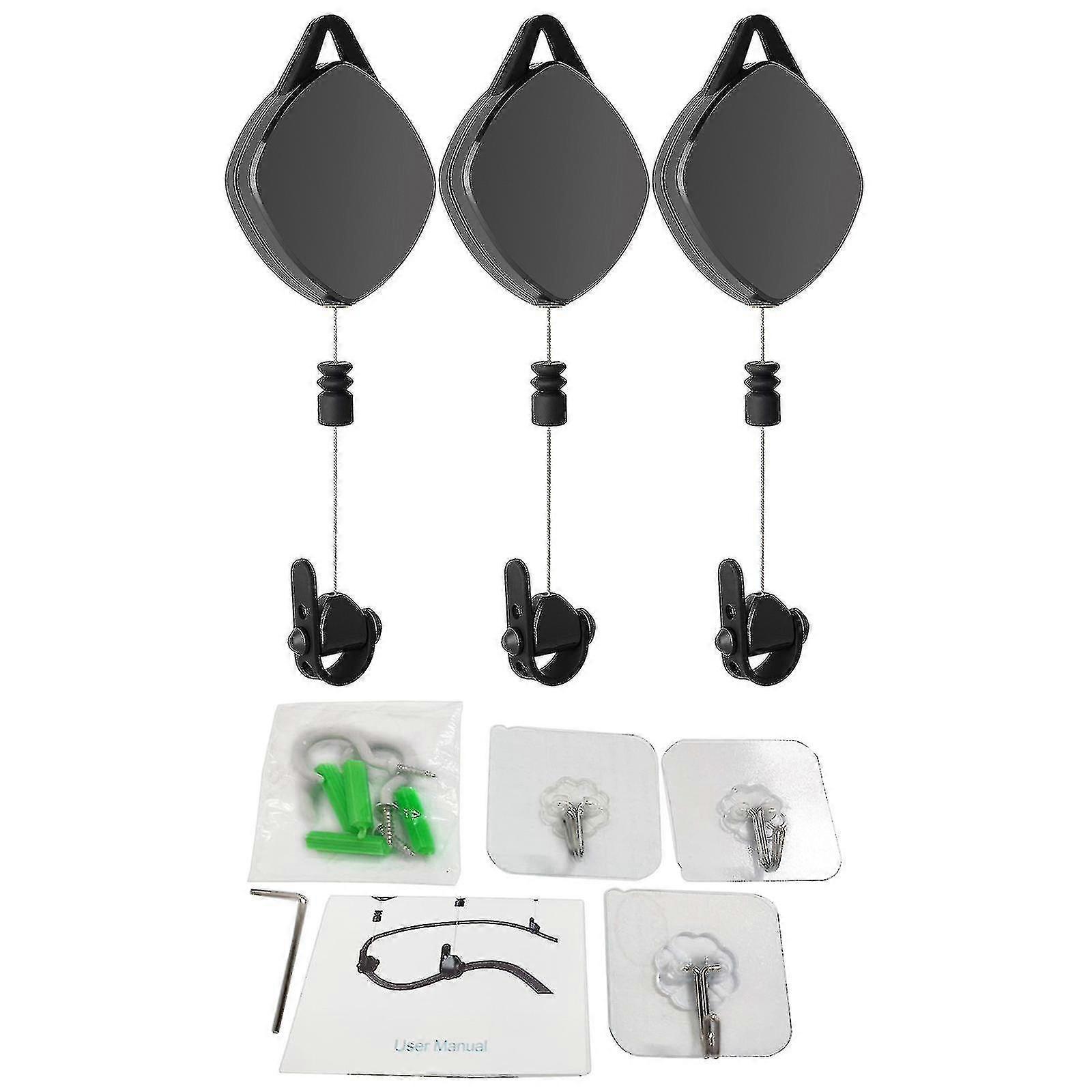 3/6pcs Silent Vr Cable Management Pulley System Compatible -para Htc Vive Rift S Ps Windows-3-