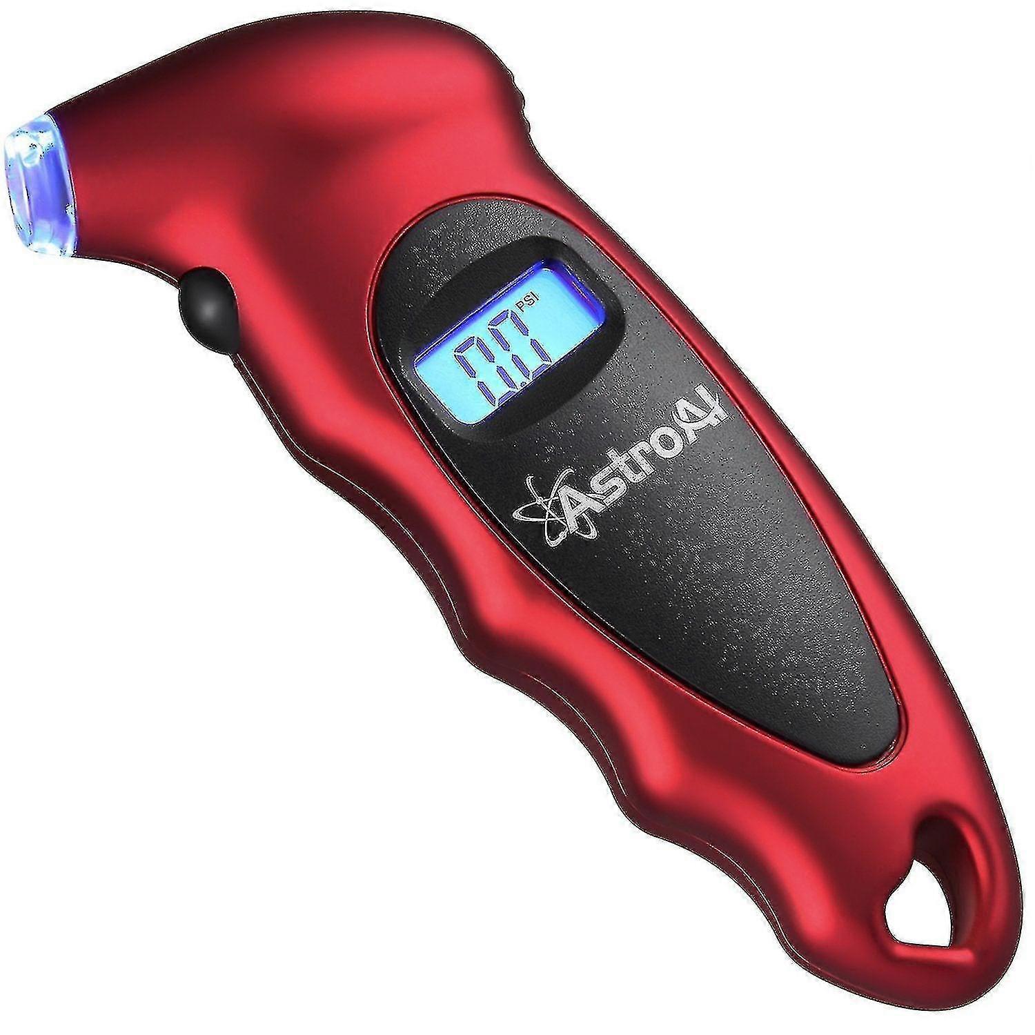 Ψηφιακός μετρητής πίεσης ροδών 150 Psi 4 τοποθετήσεις για το ποδήλατο φορτηγών αυτοκινήτων με το οπίσθιο φωτισμό LCD και την αντιολισθητική λαβή