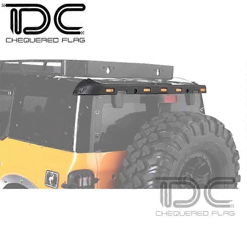 DJ 1/10 Front and Rear Sand Blocking Light with Light Line for T4 New Bronco 2021 92056-4 82076-4 Upgrade Accessories